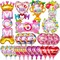 24 Pcs Mothers Day Balloons, Happy Mother's Day Mylar Balloon, Feliz Dia Mama Foil Balloons for Best Mom Ever Mom Party Birthday Decorations Supplies